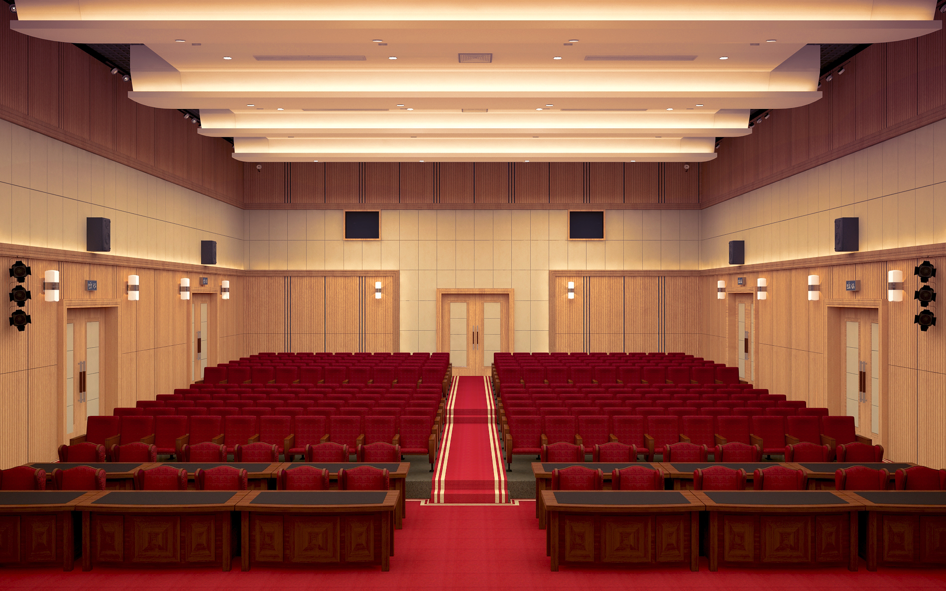 Thi công tiêu âm hội trường BQP