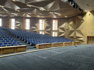 Thi công trang âm Học viện Chính sách và Phát triển – Hà Nội