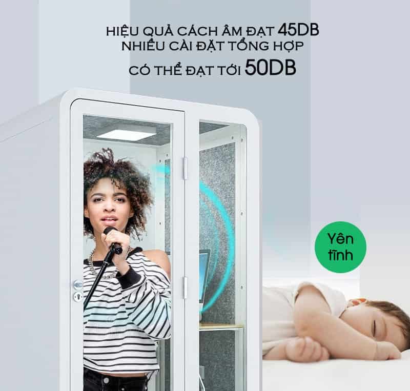 Booth cách âm dành cho văn phòng mở FLS.BLF04 12