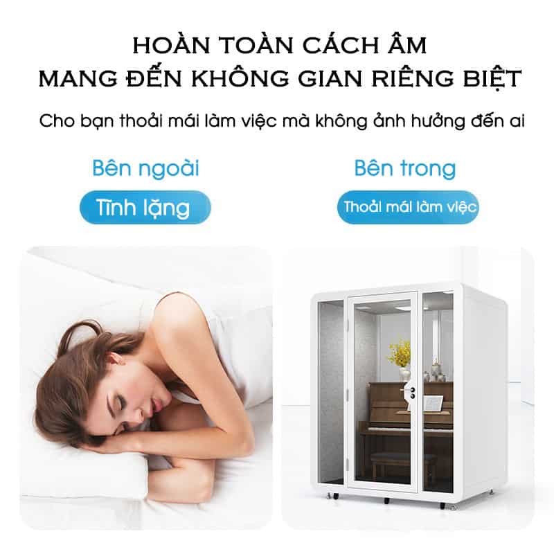 Cabin cách âm phòng họp trực tuyến công sở FLS.BLF18 12