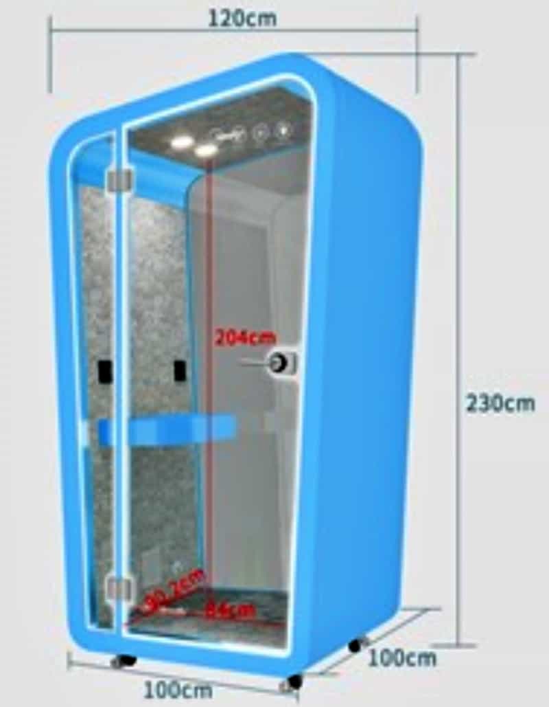 Bốt cách âm đi động phục vụ đào tạo từ xa FLS.XY01 23