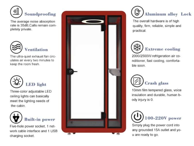 Phòng họp tiêu âm Brainstrorm cho văn phòng QPB.YP4L 10