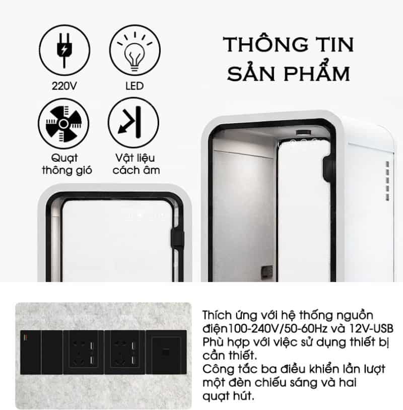 Bốt cách âm đa năng cho văn phòng PDOF.XL2172 14