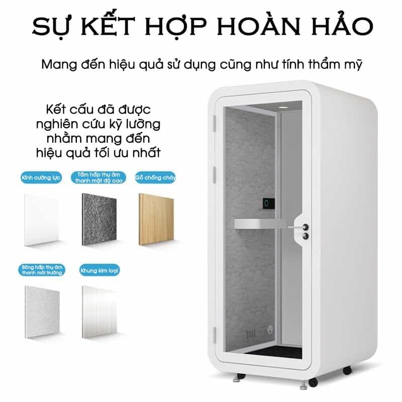 Phòng tiêu âm cách âm chơi nhạc cụ chống ồn FLS.BLF15 8