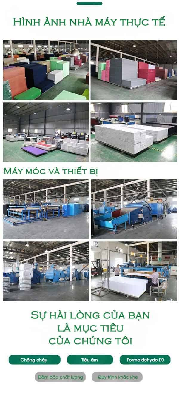 Vách tiêu âm đa năng polyester có mặt keo thường JS3645 27