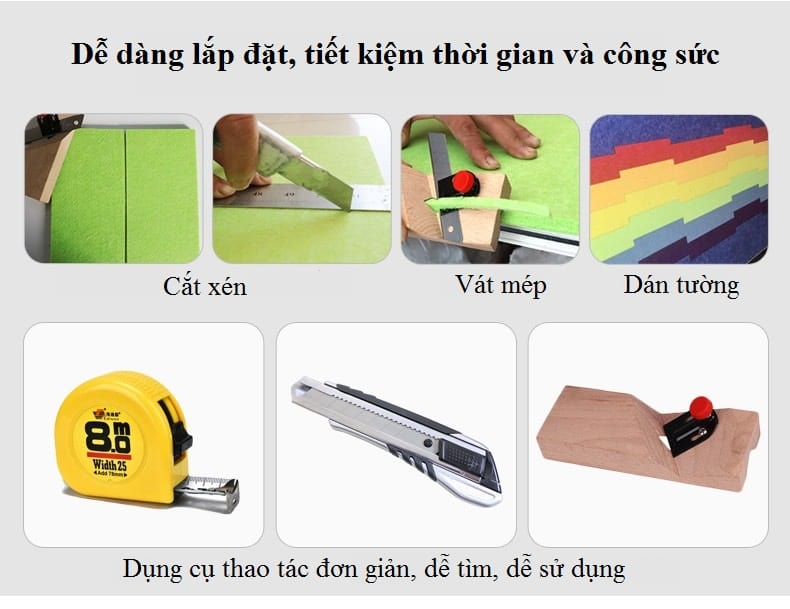 Vách ngăn tiêu âm đa năng sợi Polyester cao cấp WL-010